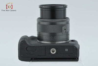 【中古】Canon キヤノン EOS M3 ブラック EF-M 15-45mm f/3.5-6.3 IS STM レンズキット 元箱付き