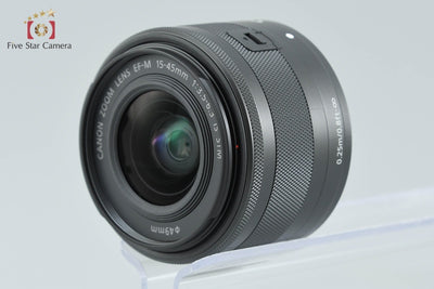 【中古】Canon キヤノン EOS M3 ブラック EF-M 15-45mm f/3.5-6.3 IS STM レンズキット 元箱付き