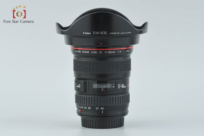 【中古】Canon キヤノン EF 17-40mm f/4 L USM