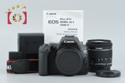 【中古】Canon キヤノン EOS Kiss X10 EF-S 18-55 IS STM レンズキット ブラック シャッター回数僅少