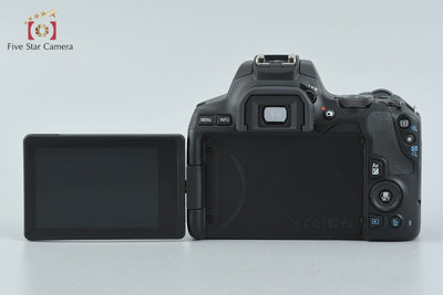 【中古】Canon キヤノン EOS Kiss X10 EF-S 18-55 IS STM レンズキット ブラック シャッター回数僅少
