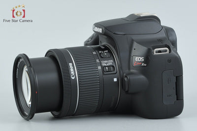 【中古】Canon キヤノン EOS Kiss X10 EF-S 18-55 IS STM レンズキット ブラック シャッター回数僅少