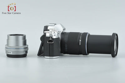 【中古】OLYMPUS オリンパス OM-D E-M10 Mark III EZ ダブルズームキット シルバー 元箱付き