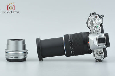 【中古】OLYMPUS オリンパス OM-D E-M10 Mark III EZ ダブルズームキット シルバー 元箱付き