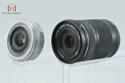 【中古】OLYMPUS オリンパス OM-D E-M10 Mark III EZ ダブルズームキット シルバー 元箱付き