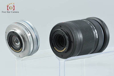 【中古】OLYMPUS オリンパス OM-D E-M10 Mark III EZ ダブルズームキット シルバー 元箱付き