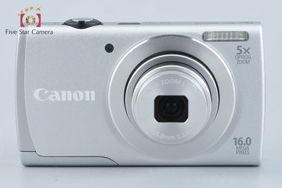 【中古】Canon キヤノン PowerShot A2600 シルバー コンパクトデジタルカメラ 元箱付き