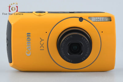 【中古】Canon キヤノン IXY 30S イエロー コンパクトデジタルカメラ 元箱付き