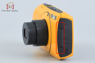 【中古】Canon キヤノン IXY 30S イエロー コンパクトデジタルカメラ 元箱付き