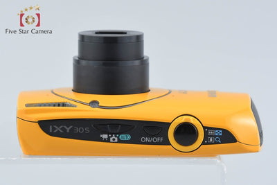 【中古】Canon キヤノン IXY 30S イエロー コンパクトデジタルカメラ 元箱付き