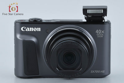 【中古】Canon キヤノン PowerShot SX720 HS ブラック コンパクトデジタルカメラ 元箱付き