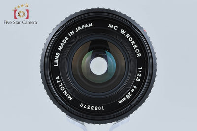【中古】MINOLTA ミノルタ MC W.ROKKOR 28mm f/2.8