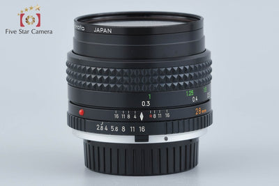 【中古】MINOLTA ミノルタ MC W.ROKKOR 28mm f/2.8