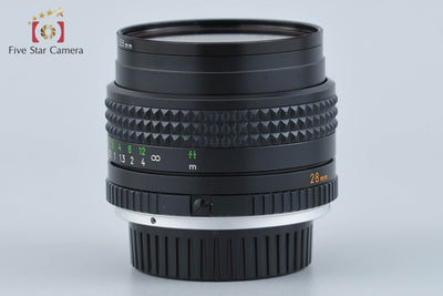 【中古】MINOLTA ミノルタ MC W.ROKKOR 28mm f/2.8