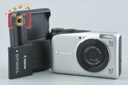 【中古】Canon キヤノン PowerShot A2200 シルバー コンパクトデジタルカメラ