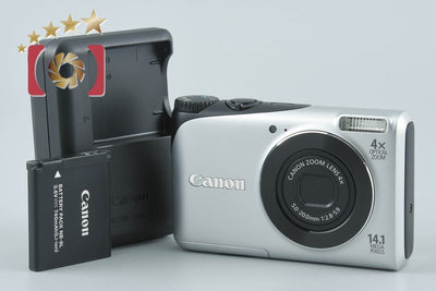 【中古】Canon キヤノン PowerShot A2200 シルバー コンパクトデジタルカメラ