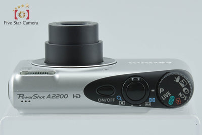 【中古】Canon キヤノン PowerShot A2200 シルバー コンパクトデジタルカメラ