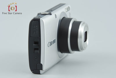 【中古】Canon キヤノン PowerShot A2400 IS シルバー コンパクトデジタルカメラ