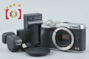 【中古】Canon キヤノン EOS M6 シルバー ミラーレス一眼カメラ
