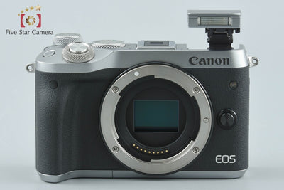 【中古】Canon キヤノン EOS M6 シルバー ミラーレス一眼カメラ