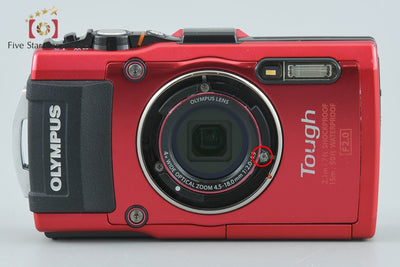 【中古】OLYMPUS オリンパス STYLUS TG-4 Tough レッド 防水デジタルカメラ