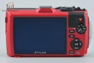 【中古】OLYMPUS オリンパス STYLUS TG-4 Tough レッド 防水デジタルカメラ