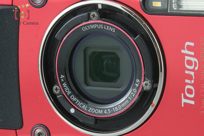 【中古】OLYMPUS オリンパス STYLUS TG-4 Tough レッド 防水デジタルカメラ