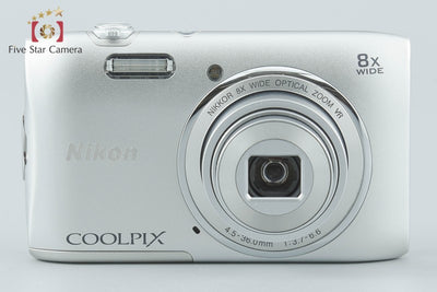 【中古】Nikon ニコン COOLPIX S3600 クリスタルシルバー コンパクトデジタルカメラ