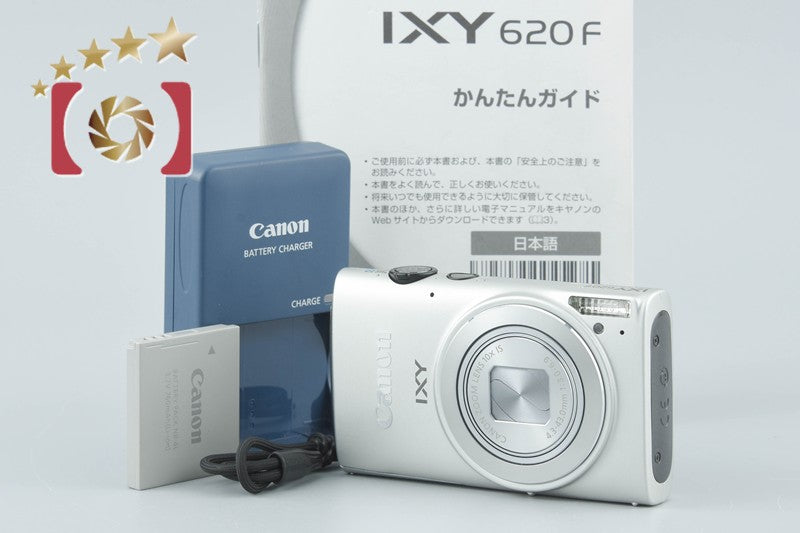 【中古】Canon キヤノン IXY 620F シルバー コンパクトデジタルカメラ