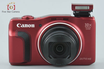 【中古】Canon キヤノン PowerShot SX710 HS レッド コンパクトデジタルカメラ