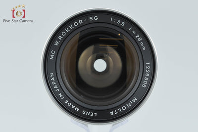 【中古】MINOLTA ミノルタ MC W.ROKKOR-SG 28mm f/3.5