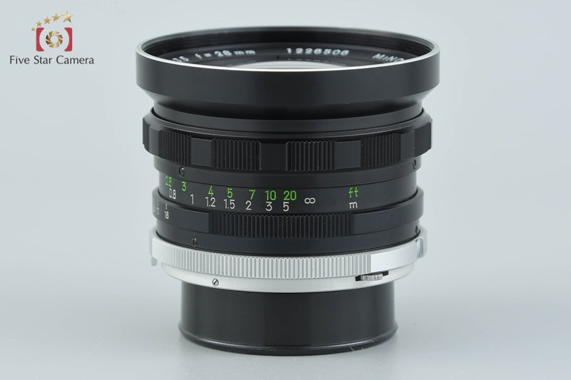 中古】MINOLTA ミノルタ MC W.ROKKOR-SG 28mm f/3.5 – Five Star