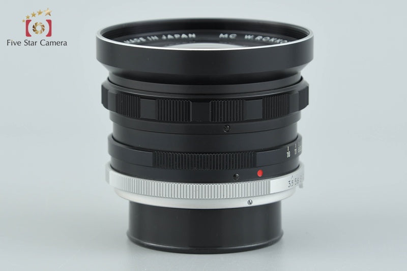 中古】MINOLTA ミノルタ MC W.ROKKOR-SG 28mm f/3.5 – Five Star
