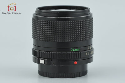 【中古】Canon キヤノン New FD 24mm f/2