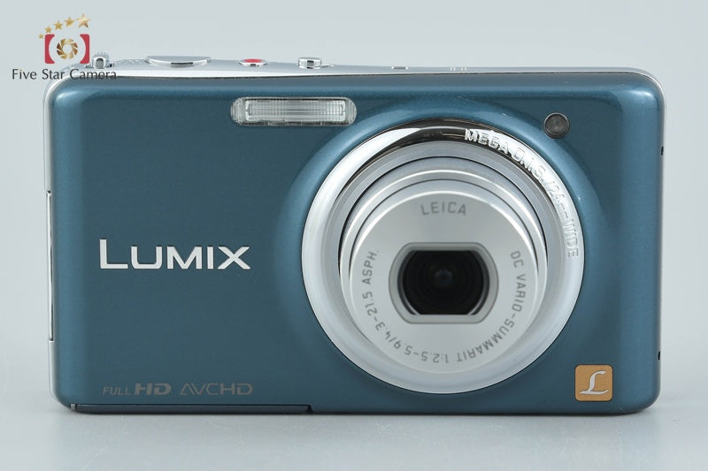 ふししPanasonic LUMIX DMC-FX77 本体 ブルー 中古】Panasonic パナソニック LUMIX DMC-FX77 スエードブルー