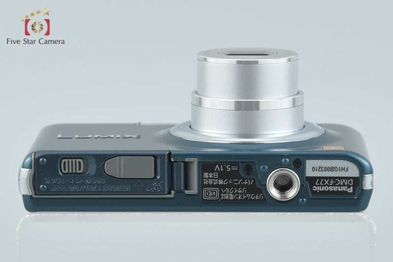 中古】Panasonic パナソニック LUMIX DMC-FX77 スエードブルー