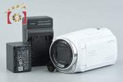 【中古】SONY ソニー ハンディカム HDR-CX670 ホワイト デジタルビデオカメラ 多言語対応