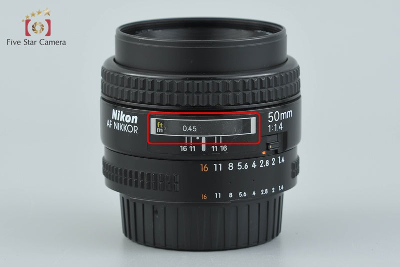 中古】Nikon ニコン AF NIKKOR 50mm f/1.4 – Five Star Camera