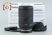 【中古】TAMRON タムロン A071 28-200mm f/2.8-5.6 Di III RXD ソニーEマウント用 元箱付き