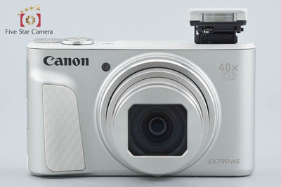 【中古】Canon キヤノン PowerShot SX730 HS シルバー コンパクトデジタルカメラ 元箱付き