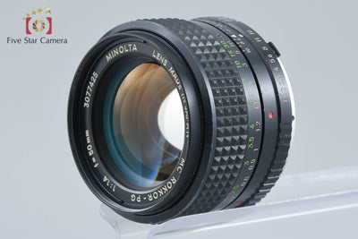【中古】MINOLTA ミノルタ MC ROKKOR-PG 50mm f/1.4