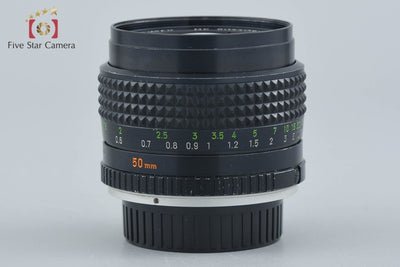 【中古】MINOLTA ミノルタ MC ROKKOR-PG 50mm f/1.4