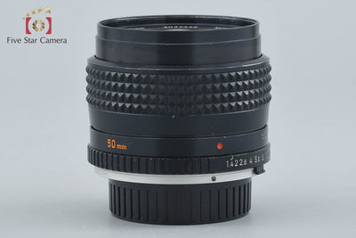 【中古】MINOLTA ミノルタ MC ROKKOR-PG 50mm f/1.4