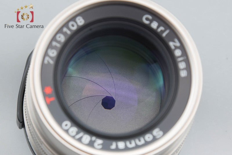 中古】CONTAX コンタックス Carl Zeiss Sonnar 90mm f/2.8 T* – Five