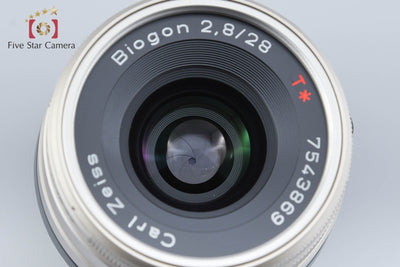 【中古】CONTAX コンタックス Carl Zeiss Biogon 28mm f/2.8 T*