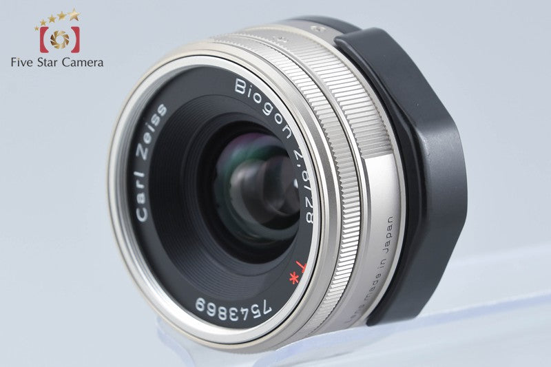 中古】CONTAX コンタックス Carl Zeiss Biogon 28mm f/2.8 T* – Five