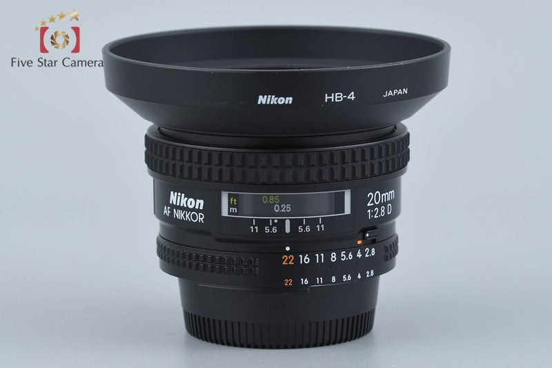 中古】Nikon ニコン AF NIKKOR 20mm f/2.8 D – Five Star Camera