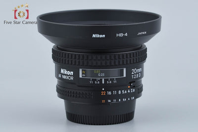 【中古】Nikon ニコン AF NIKKOR 20mm f/2.8 D