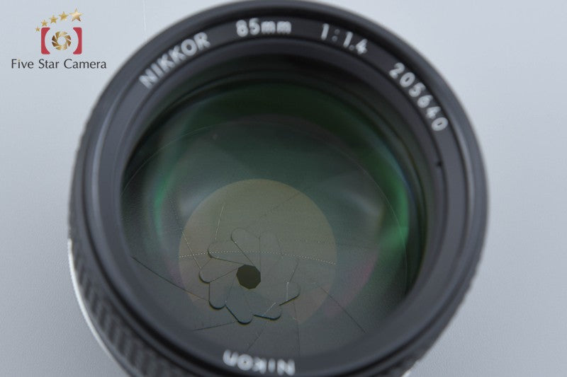 中古】Nikon ニコン Ai-S NIKKOR 85mm f/1.4 – Five Star Camera