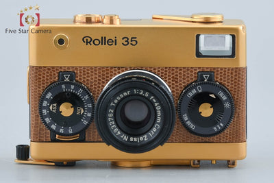 【中古】Rollei ローライ 35 ゴールド 50周年記念モデル コンパクトフィルムカメラ